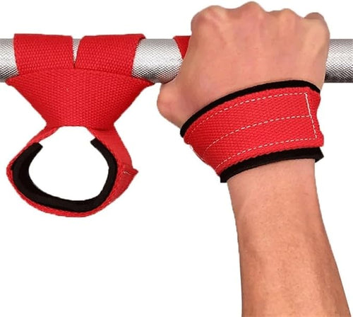 INDIAHUNK Figure 8 Weight Lifting Strap Padded Wrist Support Deadlifting Powerlifting Strength Training Weightlifting Bodybuilding