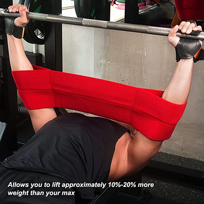 INDIAHUNK® Adjustable Bench Press Strength Band – Weightlifting Slingshot Blaster for Elbow Support, Chest Building & Powerlifting Resistance Training