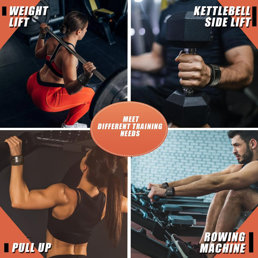 INDIAHUNK® Power Grips Weight Lifting Gloves – Heavy-Duty Gym Gloves with Padded Wrist Wraps & Adjustable Grip Hooks for Deadlifts, Pull-Ups & Bodybuilding ( purple )