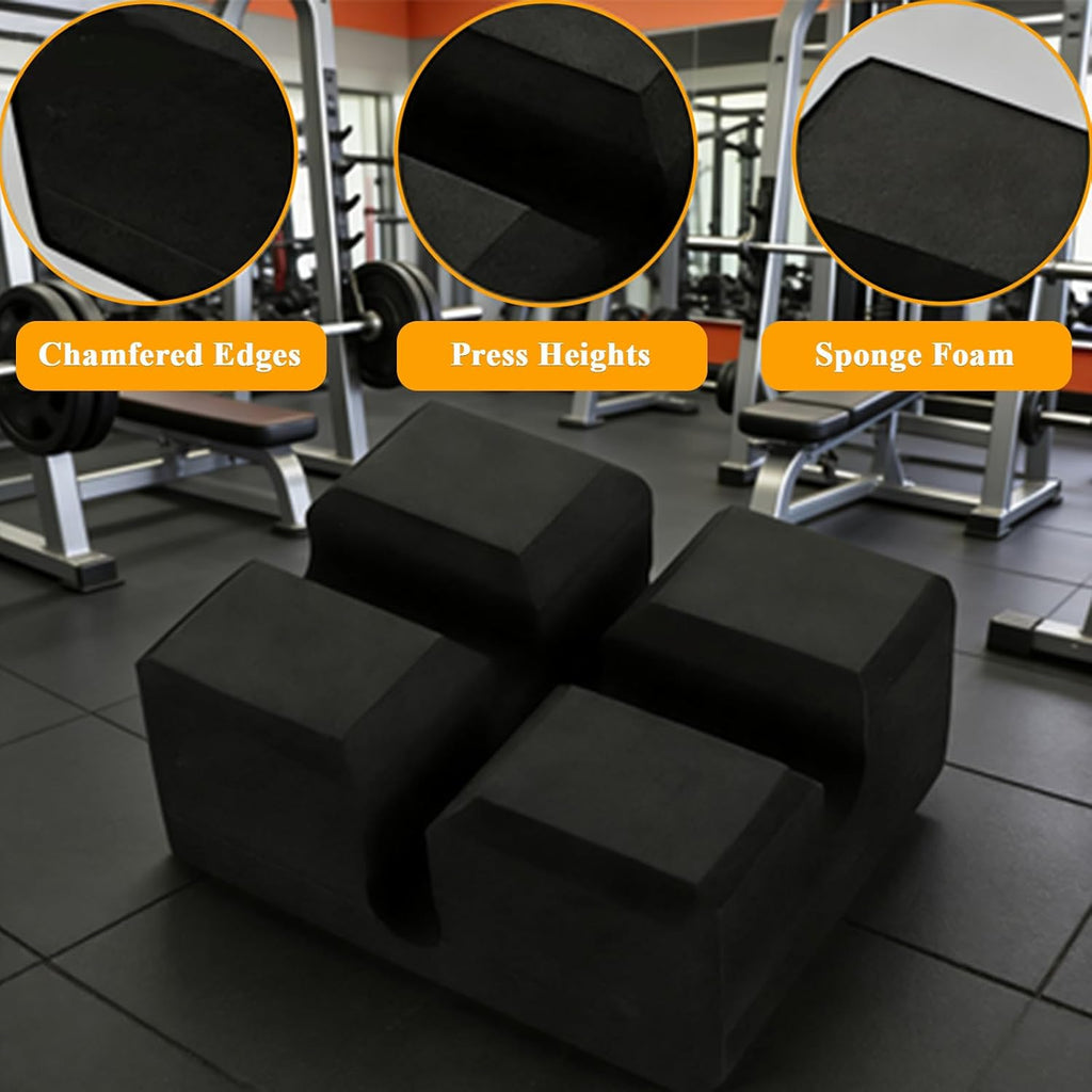 INDIAHUNK  Bench Press Block,Bench Press Board Press Adjustable Home Gym Workout Fitness Accessories for Increase Your Bench Press