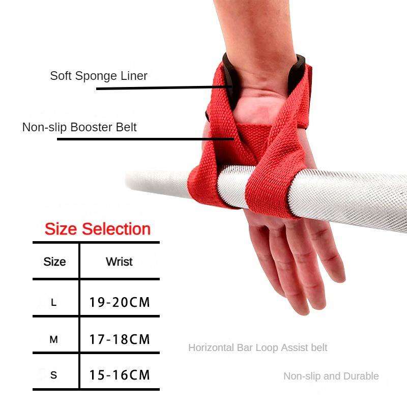 INDIAHUNK Figure 8 Weight Lifting Strap Padded Wrist Support Deadlifting Powerlifting Strength Training Weightlifting Bodybuilding