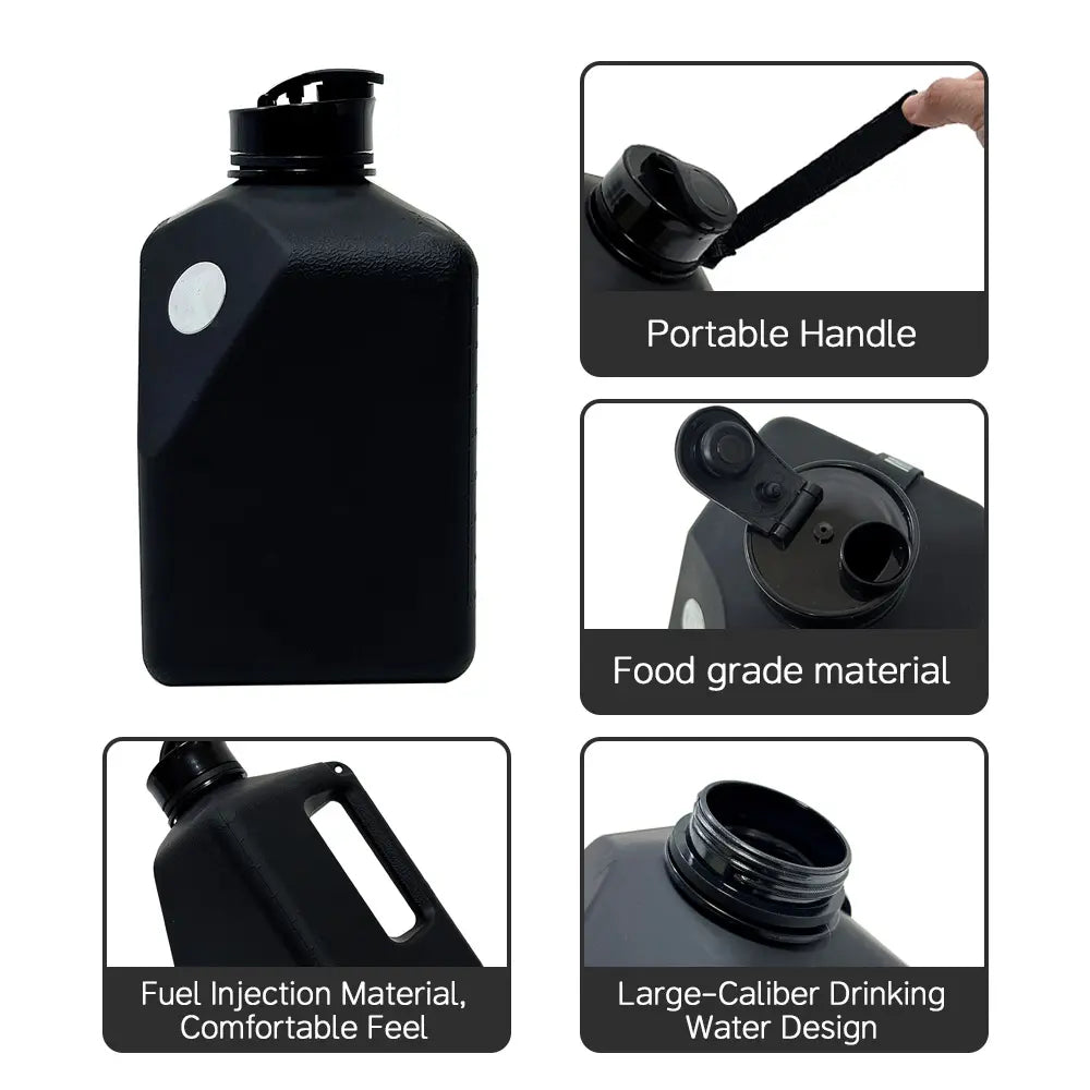 INDIAHUNK® Galan 91oz Premium Water Bottle – BPA-Free, Magnetic Phone Holder, Leakproof Flip-Top Lid, Large Hydration Chug Bottle for Gym & Hiking