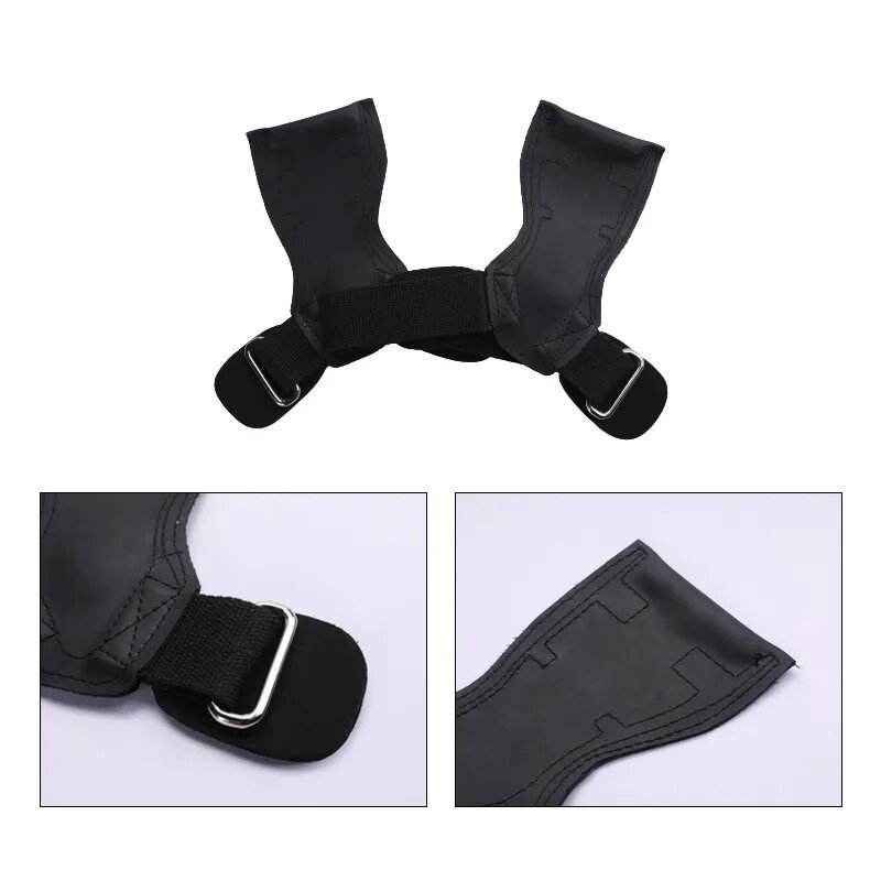 INDIAHUNK® Power Grips Weight Lifting Gloves – Heavy-Duty Gym Gloves with Padded Wrist Wraps & Adjustable Grip Hooks for Deadlifts, Pull-Ups & Bodybuilding ( purple )