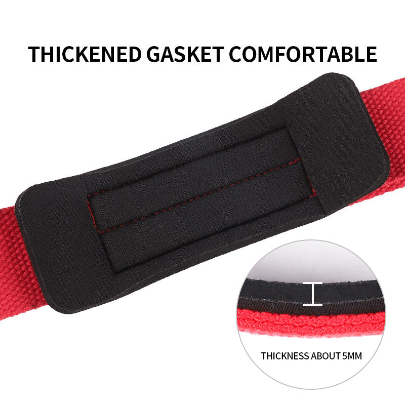 INDIAHUNK Figure 8 Weight Lifting Strap Padded Wrist Support Deadlifting Powerlifting Strength Training Weightlifting Bodybuilding