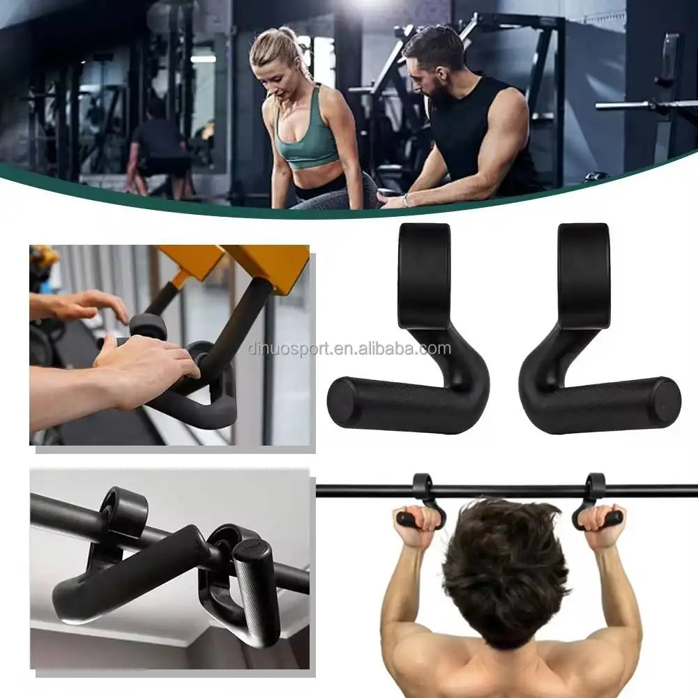 INDIAHUNK® Neutral Grip Handle Attachment for Pull-up Bars, Barbells & Resistance Bands – Comfortable Wrist-Friendly Workout Tool