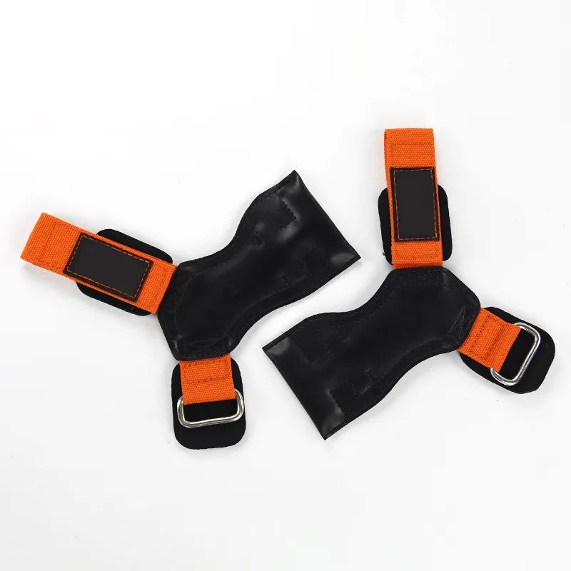 INDIAHUNK® Power Grips Weight Lifting Gloves – Heavy-Duty Gym Gloves with Padded Wrist Wraps & Adjustable Steel Grip Hooks for Deadlifts, Pull-ups & Bodybuilding