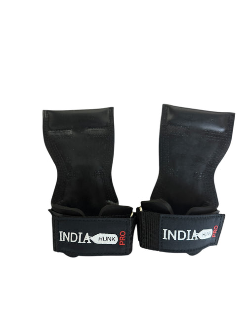 INDAIHUNK® Weight Lifting Grips (Pair) – Neoprene Padded Wrist Wraps for Heavy Powerlifting, Deadlifts, Rows & Pull-Ups"