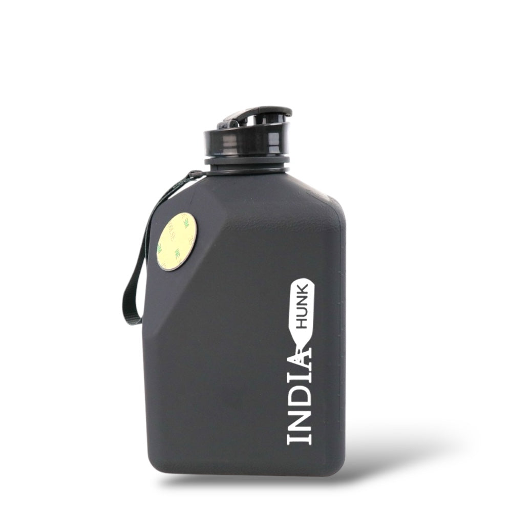 INDIAHUNK® Galan 91oz Premium Water Bottle – BPA-Free, Magnetic Phone Holder, Leakproof Flip-Top Lid, Large Hydration Chug Bottle for Gym & Hiking