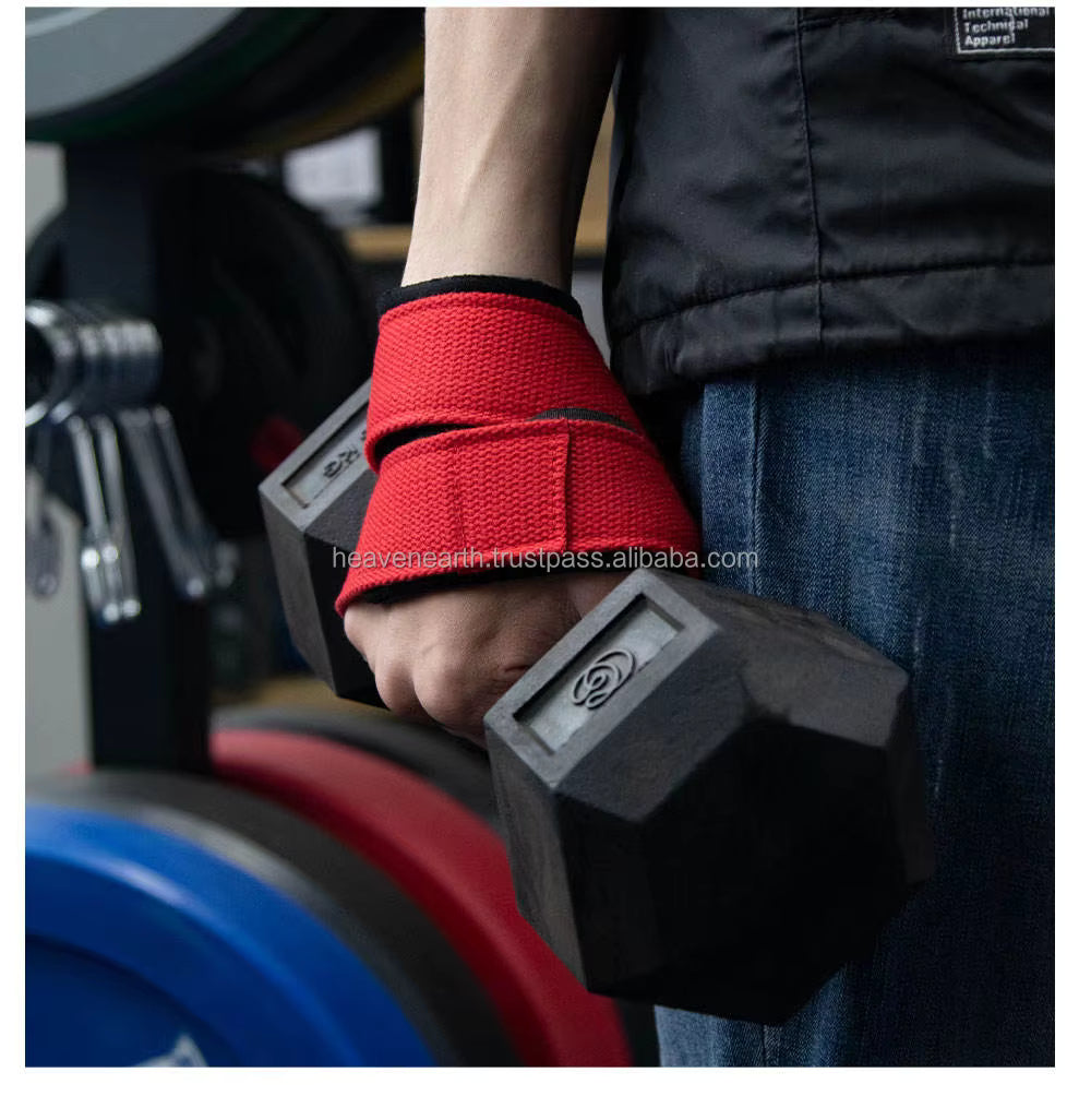 INDIAHUNK Figure 8 Weight Lifting Strap Padded Wrist Support Deadlifting Powerlifting Strength Training Weightlifting Bodybuilding