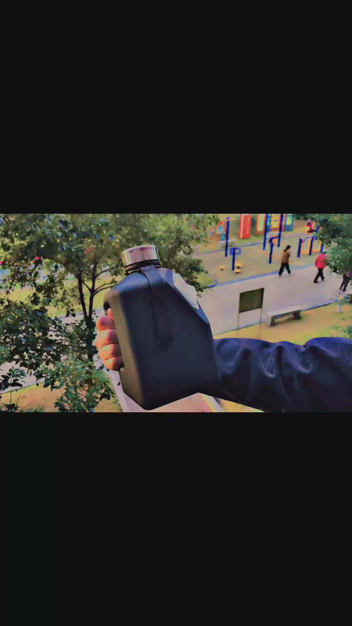 INDIAHUNK® Galan 91oz Premium Water Bottle – BPA-Free, Magnetic Phone Holder, Leakproof Flip-Top Lid, Large Hydration Chug Bottle for Gym & Hiking